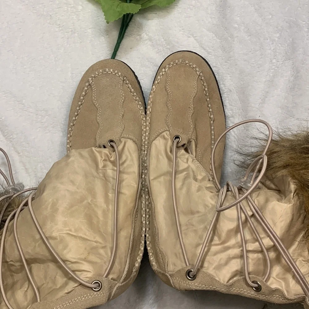 🌹 FLASH SALE 🔥Vintage Steve Madden Sequall - Like New Suede & Nylon Boots